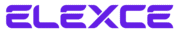 Elexce yrityksen logo, digital design, moderne ja innovatiivinen brändäys.